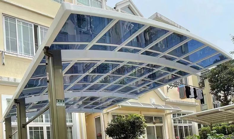 睿成鋁合金車棚、單邊車棚